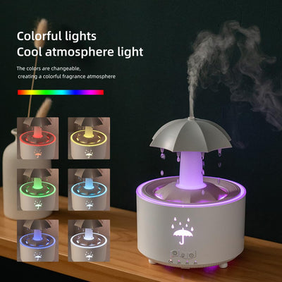 Umbrella Rotating Water Droplet Humidifier