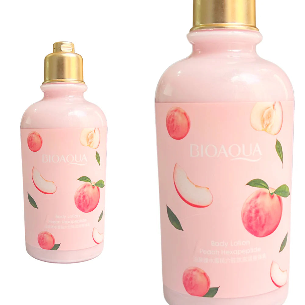 BIOAQUA Peach Extract Hexapeptide Extract Body Lotion 250g