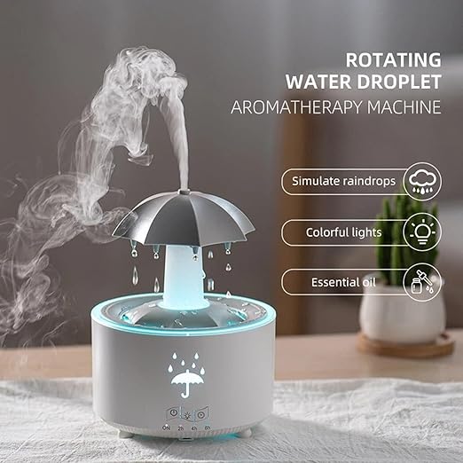 Umbrella Rotating Water Droplet Humidifier